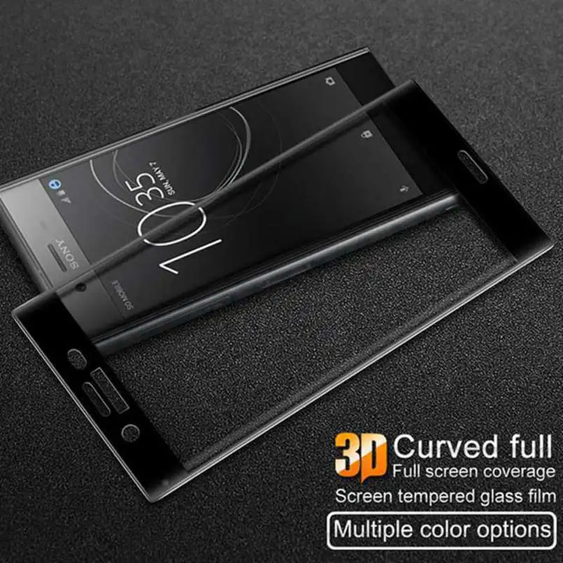 Полностью изогнутое закаленное 3d стекло для экрана Sony Xperia XZ XZ2 Premium plus защитная