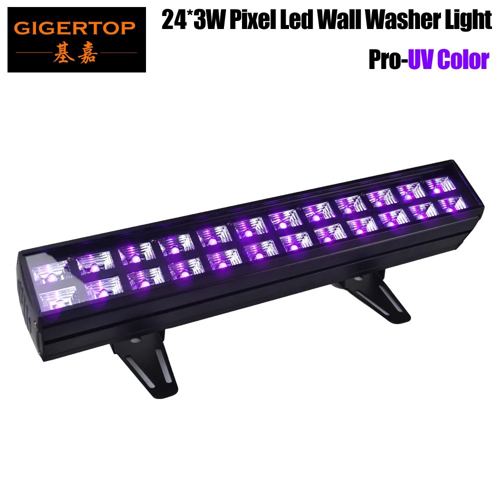 TIPTOP TP W2403 УФ Цвет пикселей светодиодная настенная лампа светильник 24x3W фиолетовый