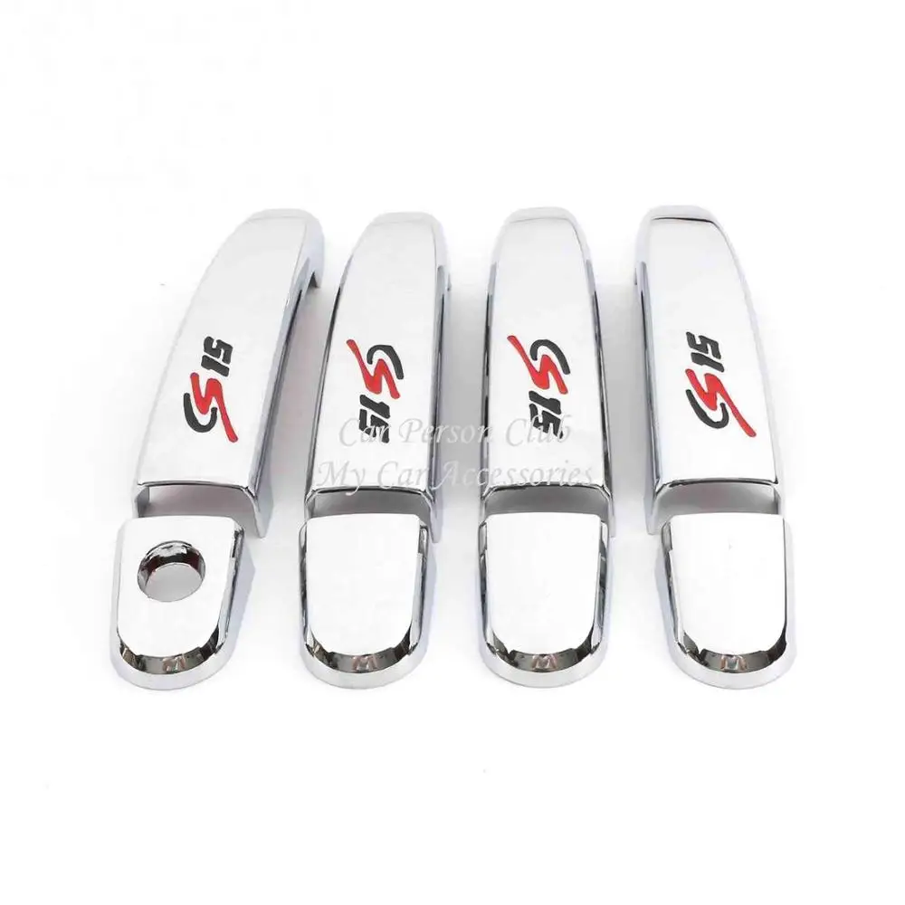 

For Changan CS15 CS15EV 2016 2017 2018 ABS Chrome Door Holder Handle Cover Door Bowl Frame Trims Car Accessories