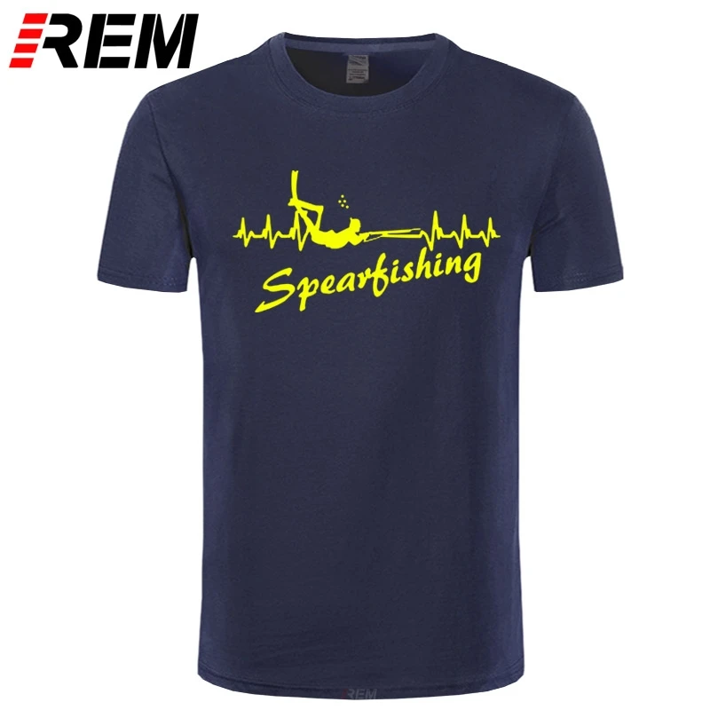 Футболка REM Its In My HeartBeat для подводной охоты футболка с подводным нырянием и копьем
