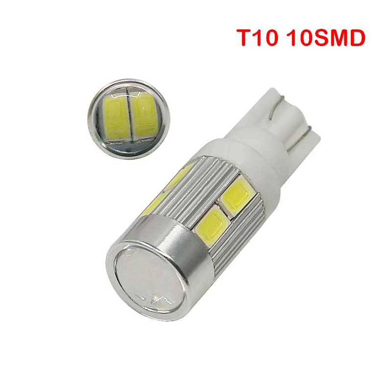 T10 светодиодный лампы 5730 6SMD дневные ходовые огни 12V Белый W5W автомобилей сигнала