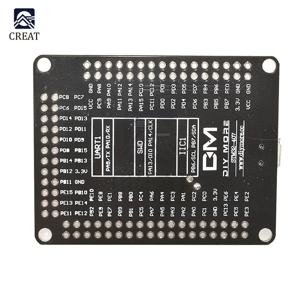 Плата разработки STM32F4 Discovery STM32F407VGT6 ARM Cortex-M4 32bit MCU Core SPI I2C IIC UART ISC | Электронные