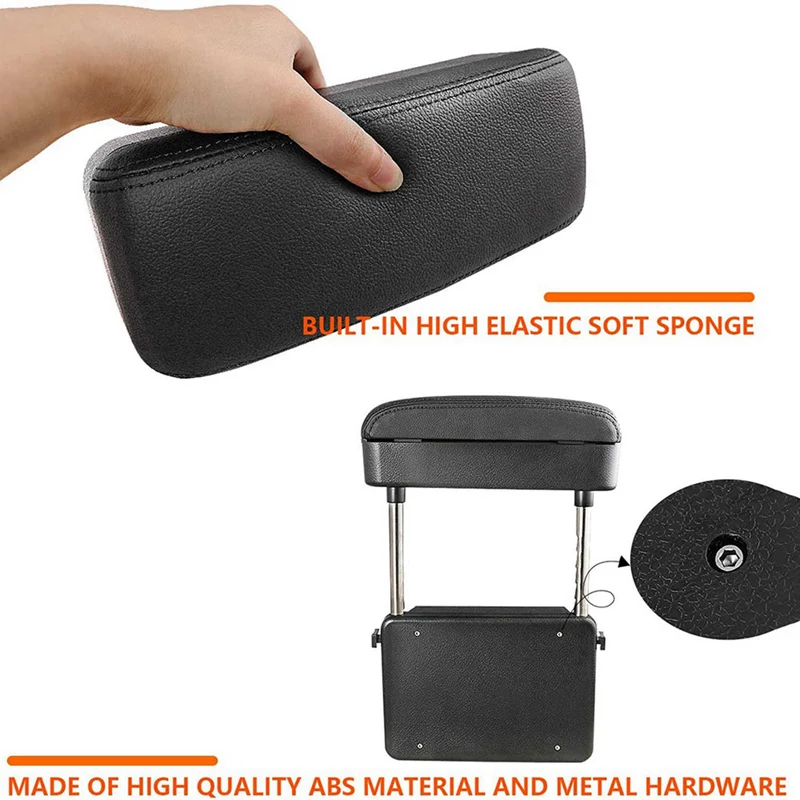 

1 Pcs Universal Car Armrest Box Black & 1 Pcs New Cases for Glasses Case