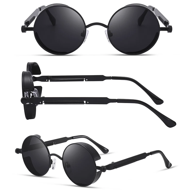 Солнечные очки в готическом стиле UV400 для мужчин и женщин винтажные