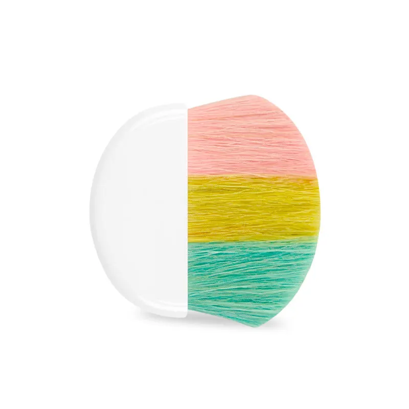 1 шт. Кисть для макияжа с плоской головкой из козьей шерсти портативная кисть