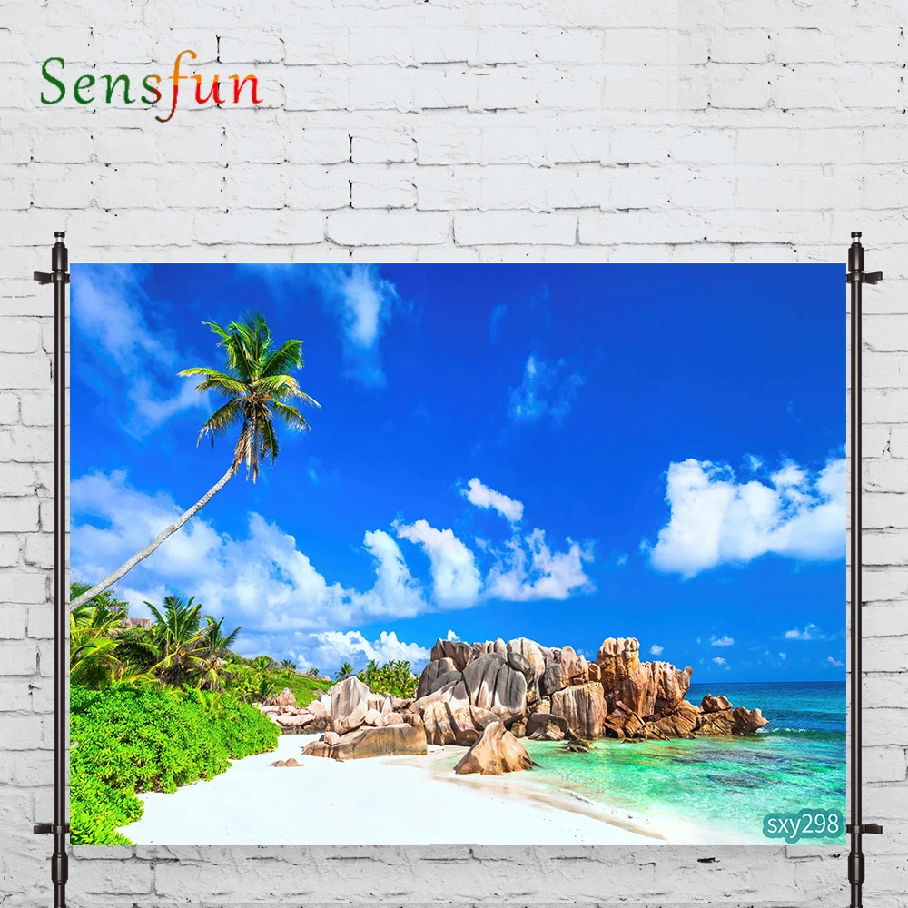 LEVOO фон для фотосъемки с изображением природных летом горный побережье фотобудка