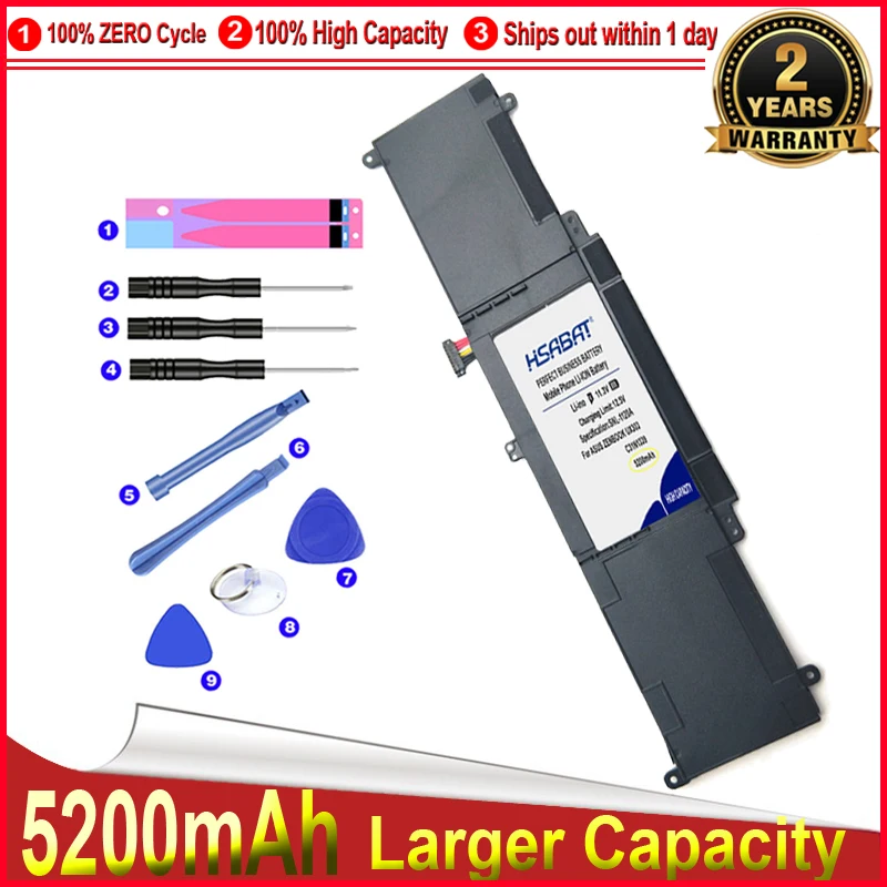 Аккумулятор HSABAT 0 Cycle C31N1339 для ноутбука ASUS Zenbook UX303L UX303LN TP300L TP300LA TP300LJ Q302L Q302LA