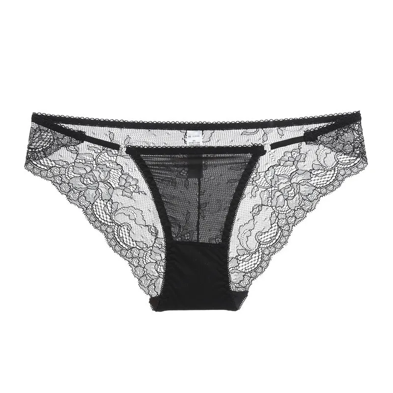 

New Product Hot Sale Lace Thin Lace Briefs Low Waist Seamless Black Women's Panties Panties Women Sexy Lingerie Femme