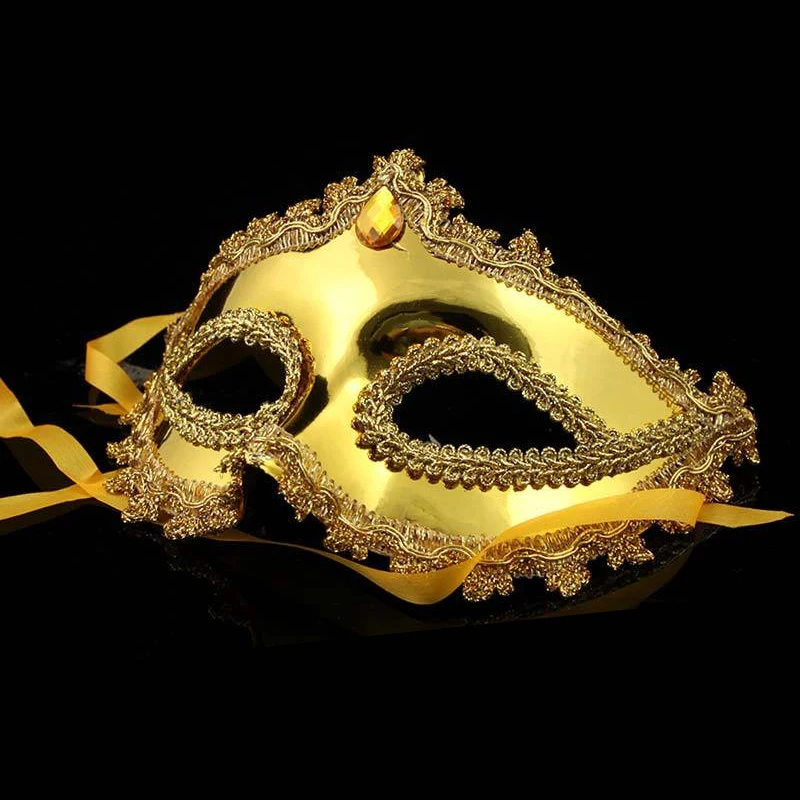 Филигранные парные костюмы Маскарадная маска пара венецианских шаров для