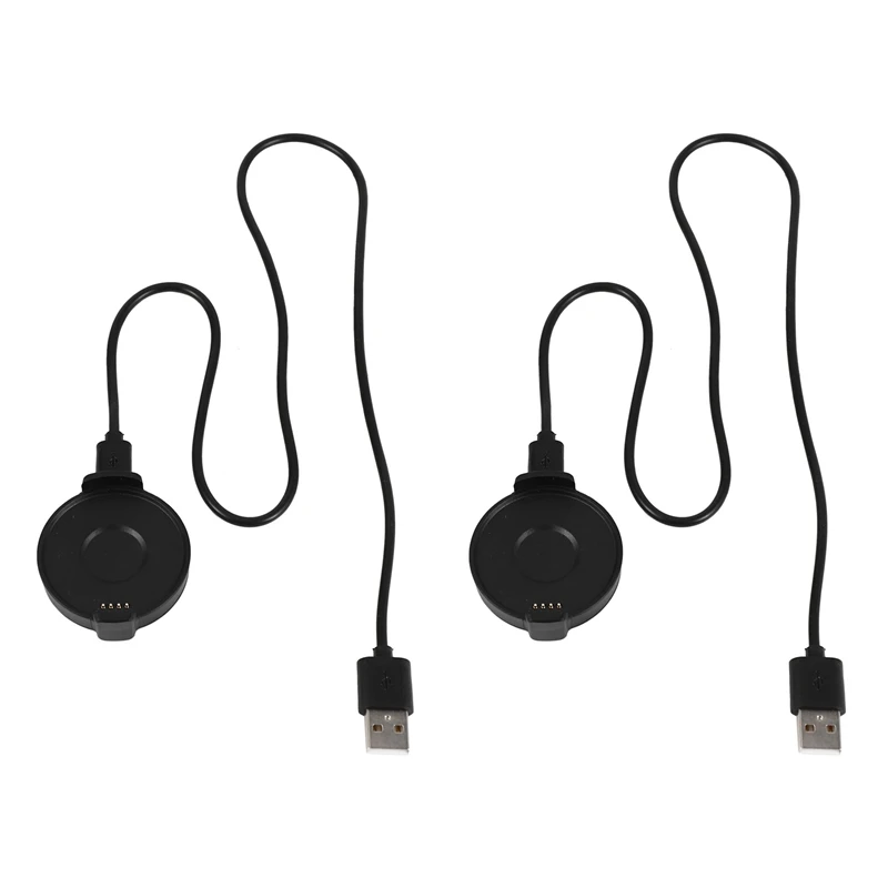 

2 шт., зарядное устройство для смарт-часов Ticwatch Pro с USB-кабелем