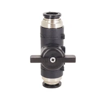 p15d 8mm pneumatic push quick joint connector buc hand valve switch plastic adapter air line tube fittings