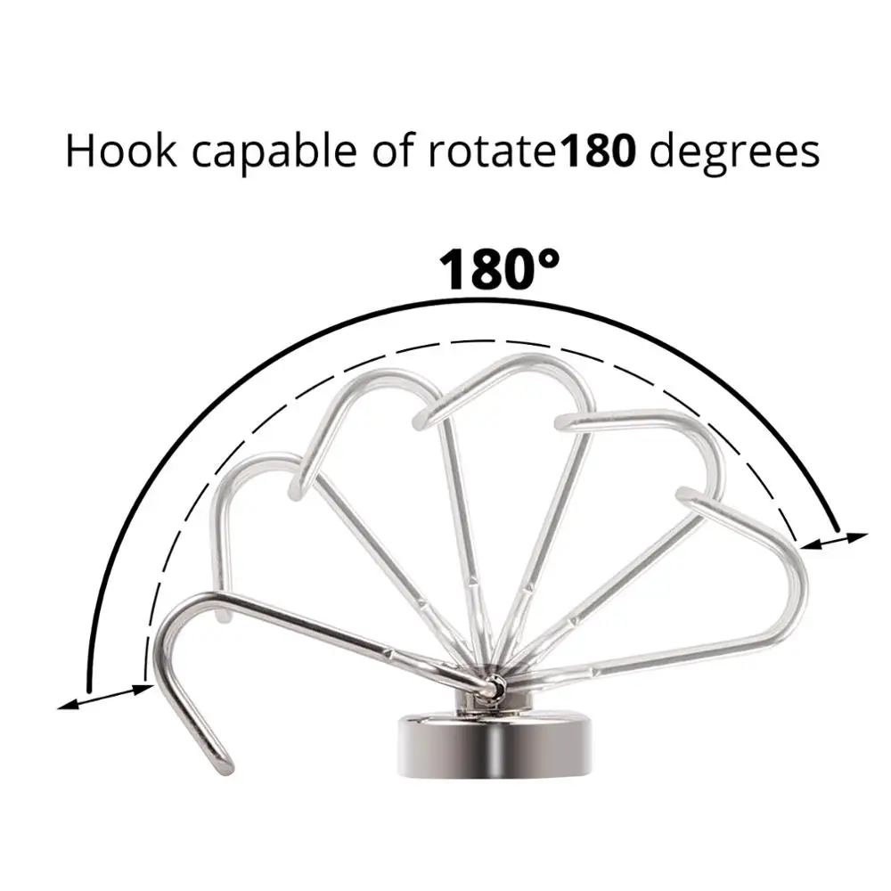 Простер 10 шт. поворотные качели 20 мм мощный магнитный крючок сверхпрочный для