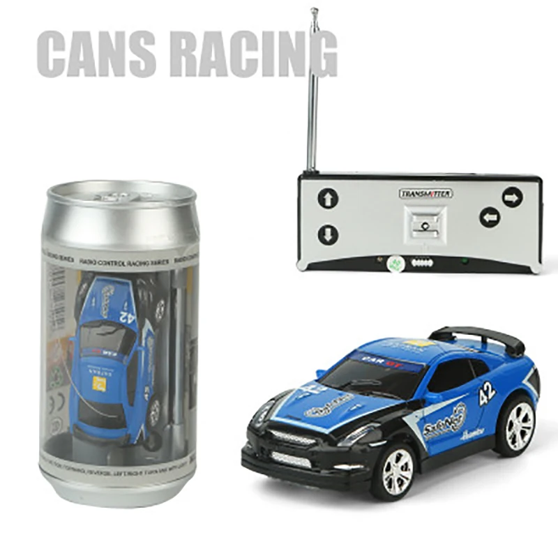 2020 Hot Coke Cans Mini Rechargeable Remote Control Car High-Speed Children's Gift Quality Products 7.5CM PVC | Игрушки и хобби