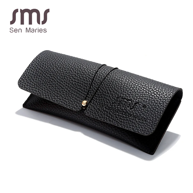 Портативный кожаный чехол для солнцезащитных очков унисекс Sen Maries откидной