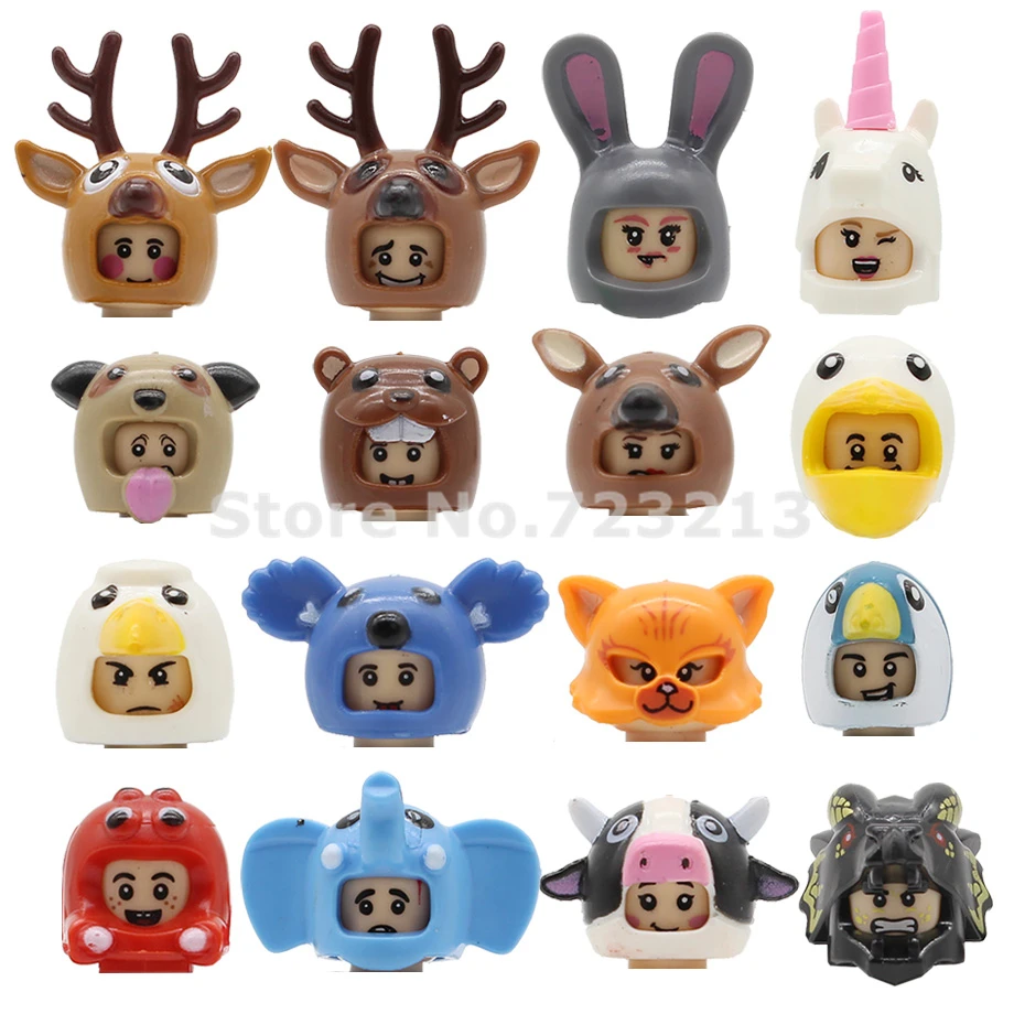 Фигурка животного Feleph голова лосята Выдра олень Сика кенгуру коала кролик кошка