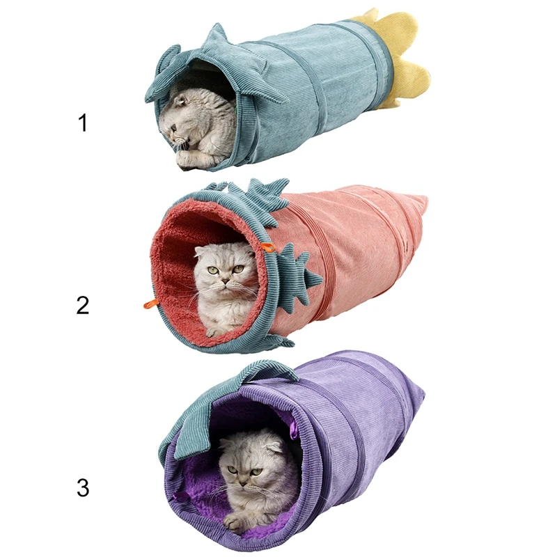

Unique Puppy Indoor Outdoor Tube Kitty Winter Warm House Pet Cat Tunnel Play Tubes Balls Collapsible Crinkle Kitten Toys