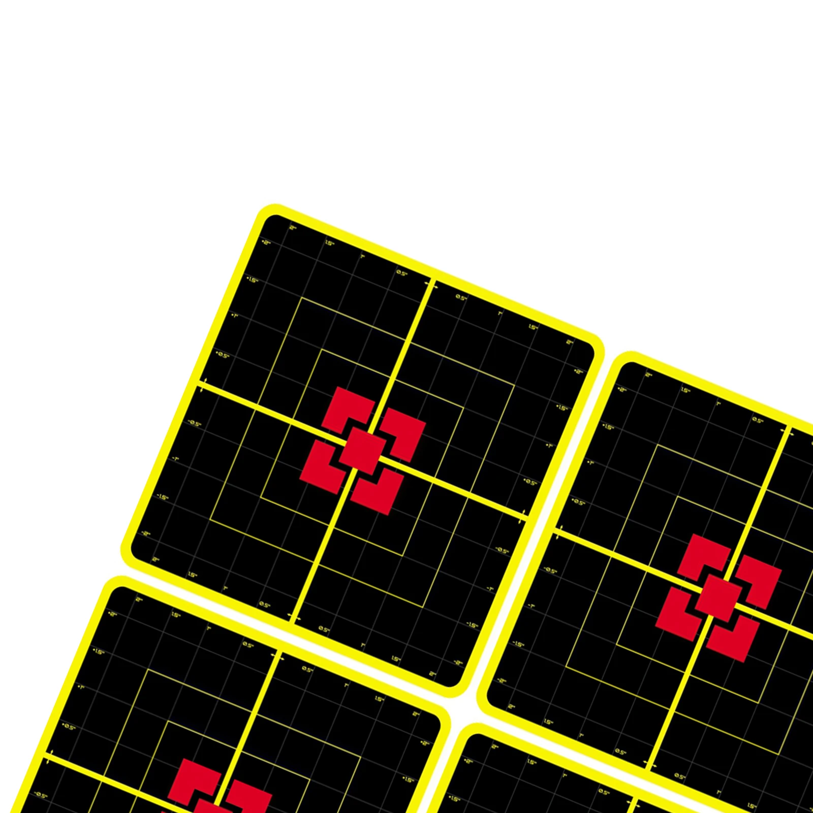 

Pack of 10 Paper Targets for 100 Yards , for Observation