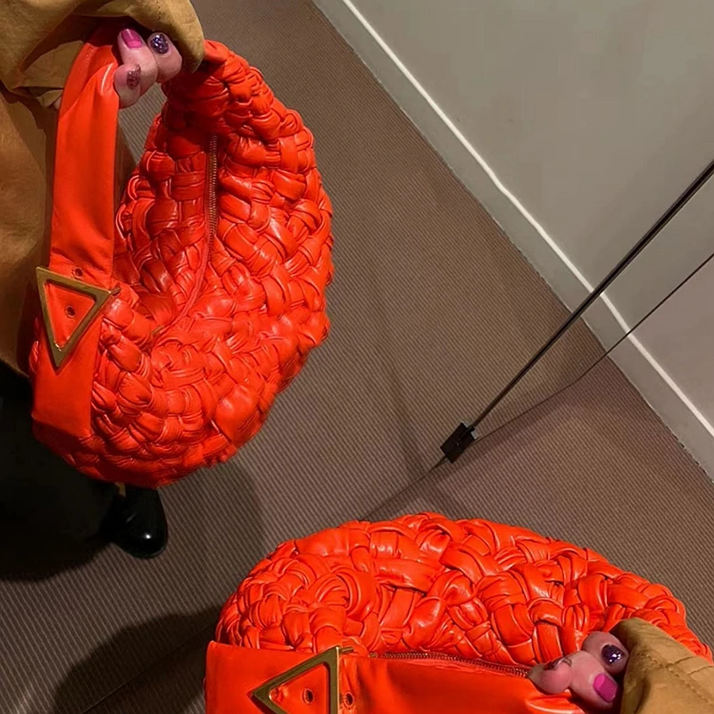 

Genuine Leather Hand-woven Handbag 2020 New Luxury Handbags Women Bags Designer Ladies Fashionable Purses Channels Handbag Bolsa