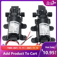 dc 12v 130psi 6lmin electric water pump black micro high pressure diaphragm water pump sprayer car wash 12 v