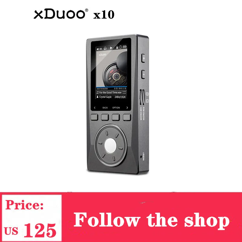 Портативный музыкальный плеер XDUOO X10 DSD с высоким разрешением без потерь