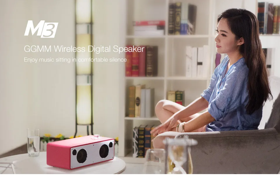 GGMM Reddot Award Bluetooth колонки Wi-Fi сабвуфер беспроводной стерео аудио приемник басовый звук с Bluetooth/Wi-Fi/Aux in