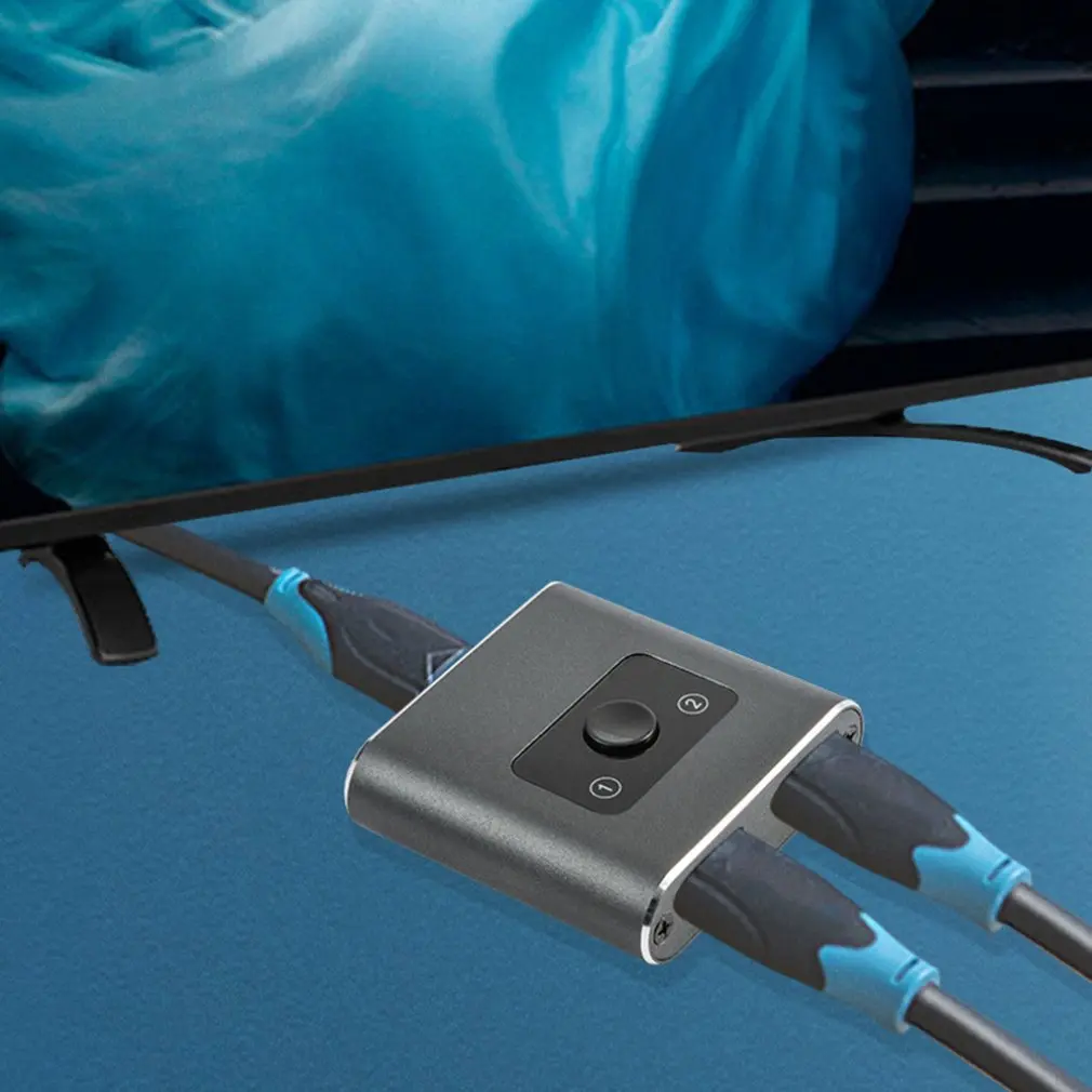 

1 pcs HDMI-compatible2.0 bidirectional switch AB switch HDMI-compatible1 in 2 out 2 in 1 out bidirectional distributor