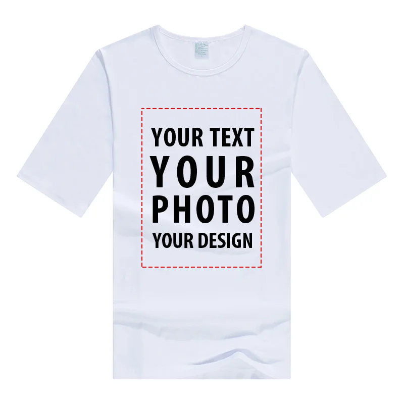 Парные белые футболки женские на заказ с принтом свой собственный дизайн размера