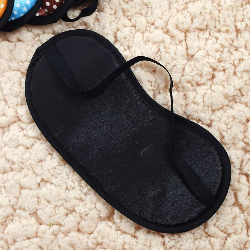 Разноцветная маска в мелкий горошек для сна расслабляющая дорожная забавная