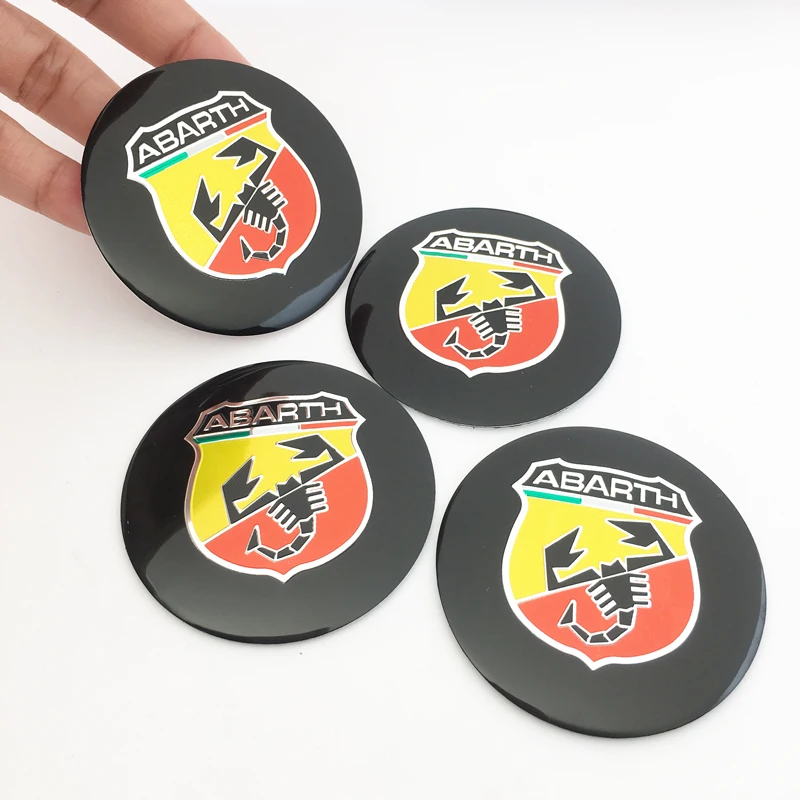4 шт. 56 5 мм Центральная втулка колеса автомобиля крышка стикер обод эмблема для Fiat