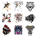 Термонаклейки для одежды патчи Flex прокладочный материал с передачи полоса рок 