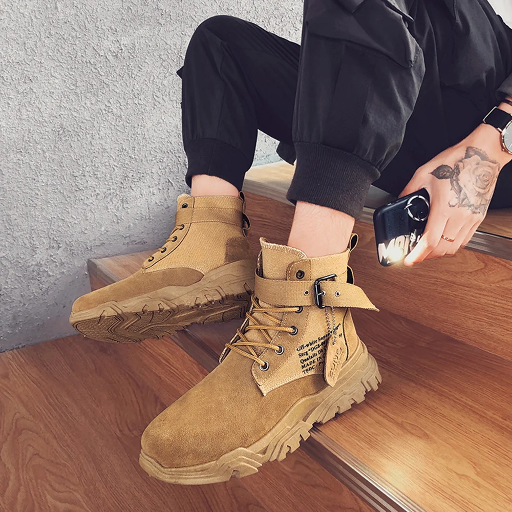 Мужская обувь мужские зимние ботинки для снежной погоды ботильоны замшевые