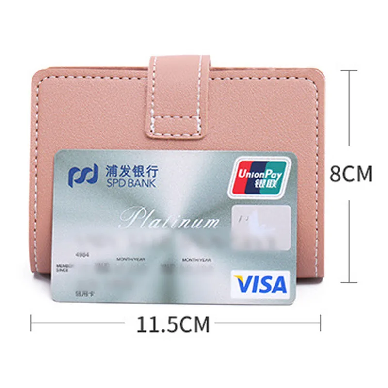 

Women's 26 Cards Slim PU Leather ID Credit Card Holder Pocket Case Purse Wallet