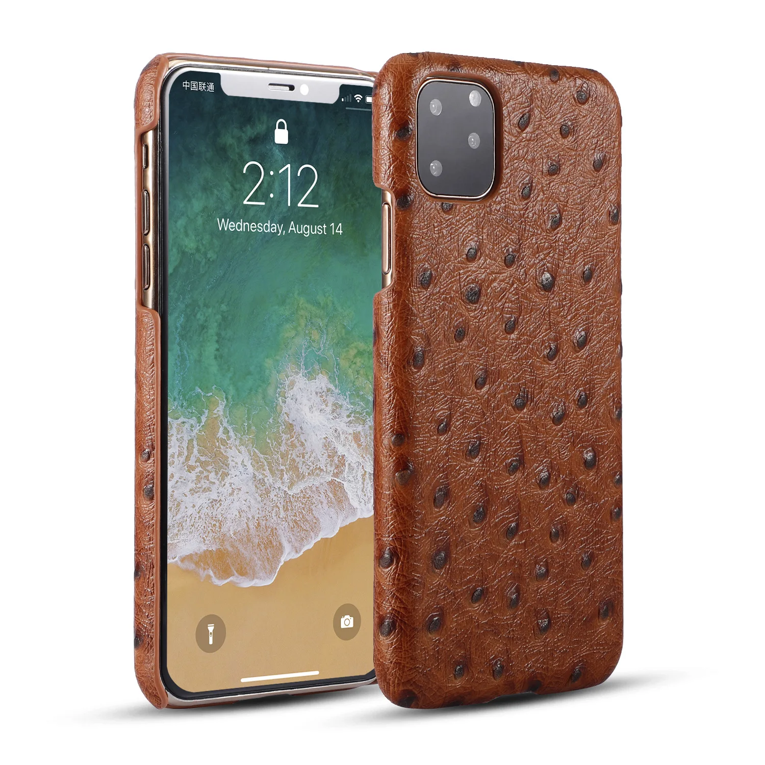Чехол-накладка из натуральной воловьей кожи для iPhone 11 Pro Max | Мобильные телефоны и