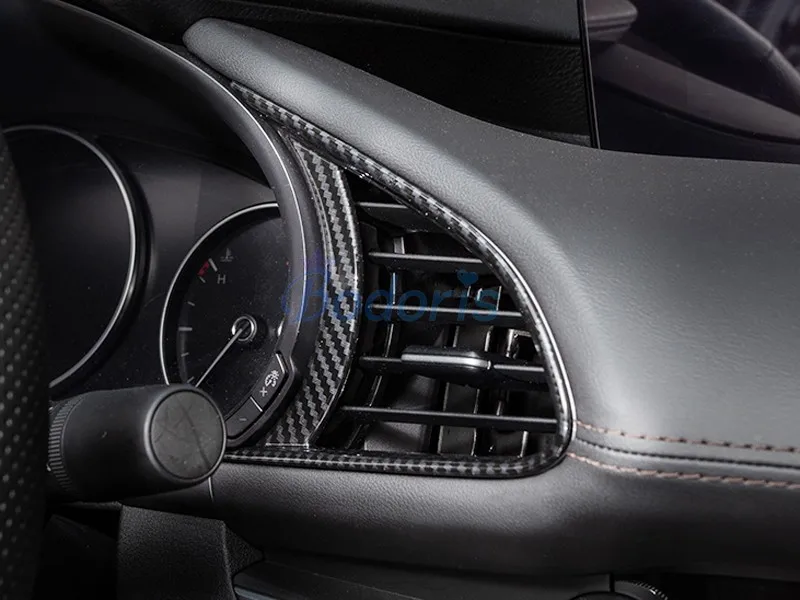 

Для Mazda 3 M3 Axela 2020 внутренняя Передняя Боковая Крышка вентиляционного отверстия переменного тока украшение Moulidng отделочная панель автомобильные аксессуары