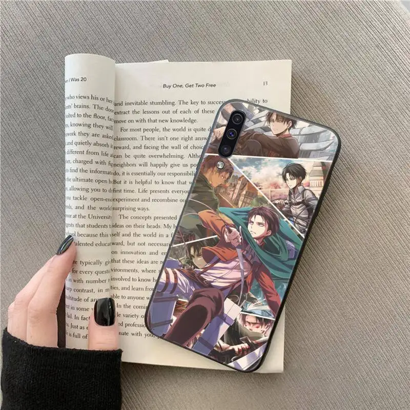 

Anime Attack On Titan Ackerman Phone Case For Samsung Galaxy M10 20 30 A 40 50 70 71 6S 2 A6 A9 2018 J7 CORE PLUS STAR S10 5G C8
