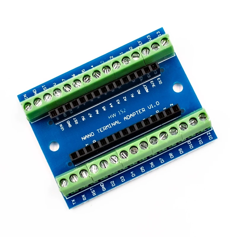Expansion Board 1 шт. NANO V3.0 3,0 контроллер клеммный адаптер плата расширения NANO IO Shield простая Плата расширения для Arduino AVR ATMEGA328P - Цвет: Expansion Board