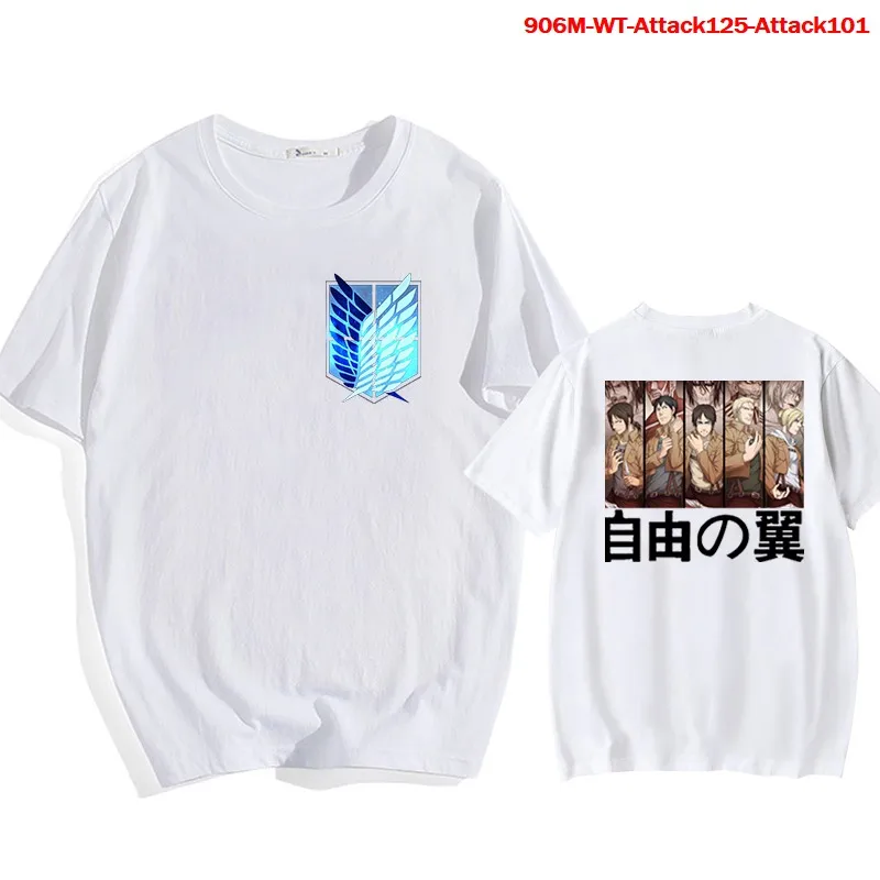 

Футболка Мужская/женская с принтом «атака на Титанов», Милая футболка с коротким рукавом и графическим принтом в стиле аниме, рубашка в стил...