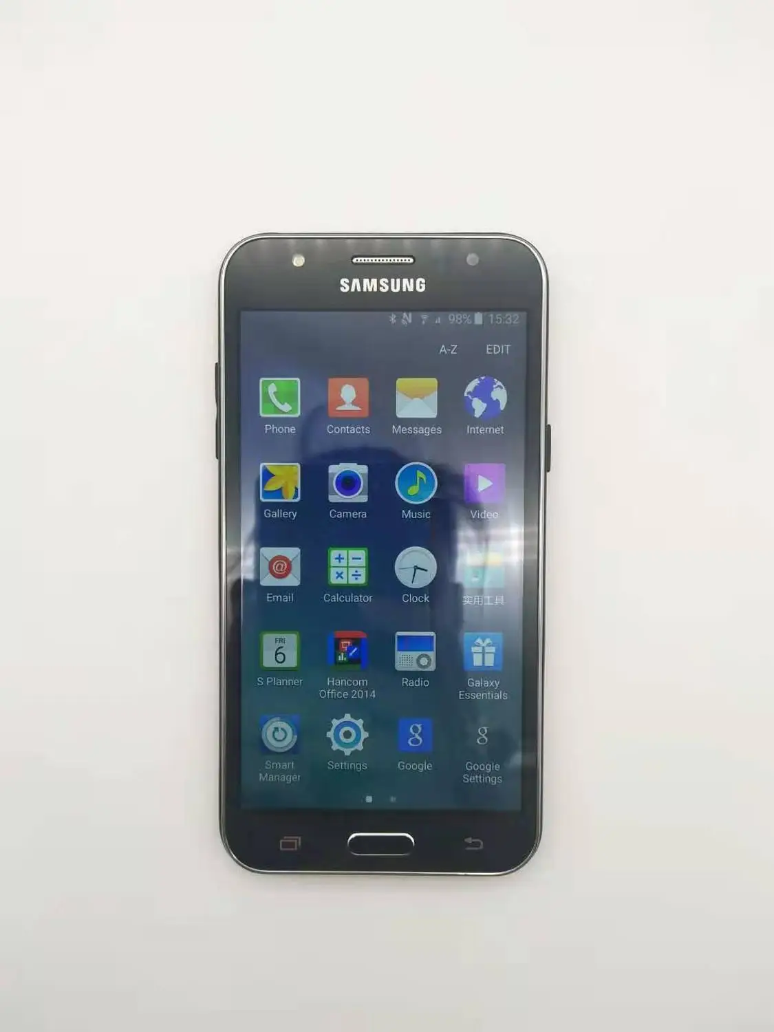 samsung Galaxy J5 J500F, две sim-карты, разблокированный мобильный телефон, 5,0 дюймов, ЖК-экран, четыре ядра, 1,5 ГБ ram, 16 ГБ rom, отремонтированный - Цвет: Черный