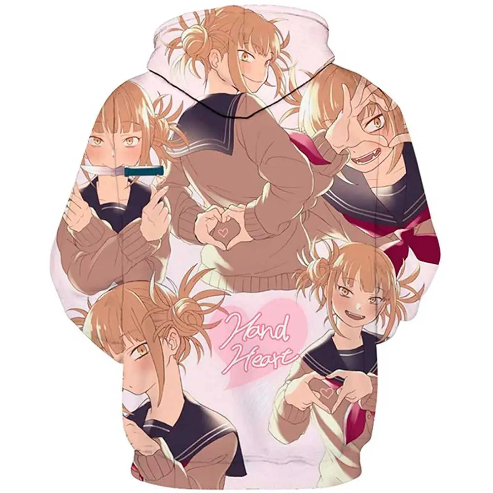 

Spring and Summer New Men's Hoodie 3D Printing Anime My Hero Academy Children's Casual Sweatshirt