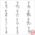 Шарм-подвеска из серебра 925 пробы для женщин, Знак зодиака обезьяна пробы