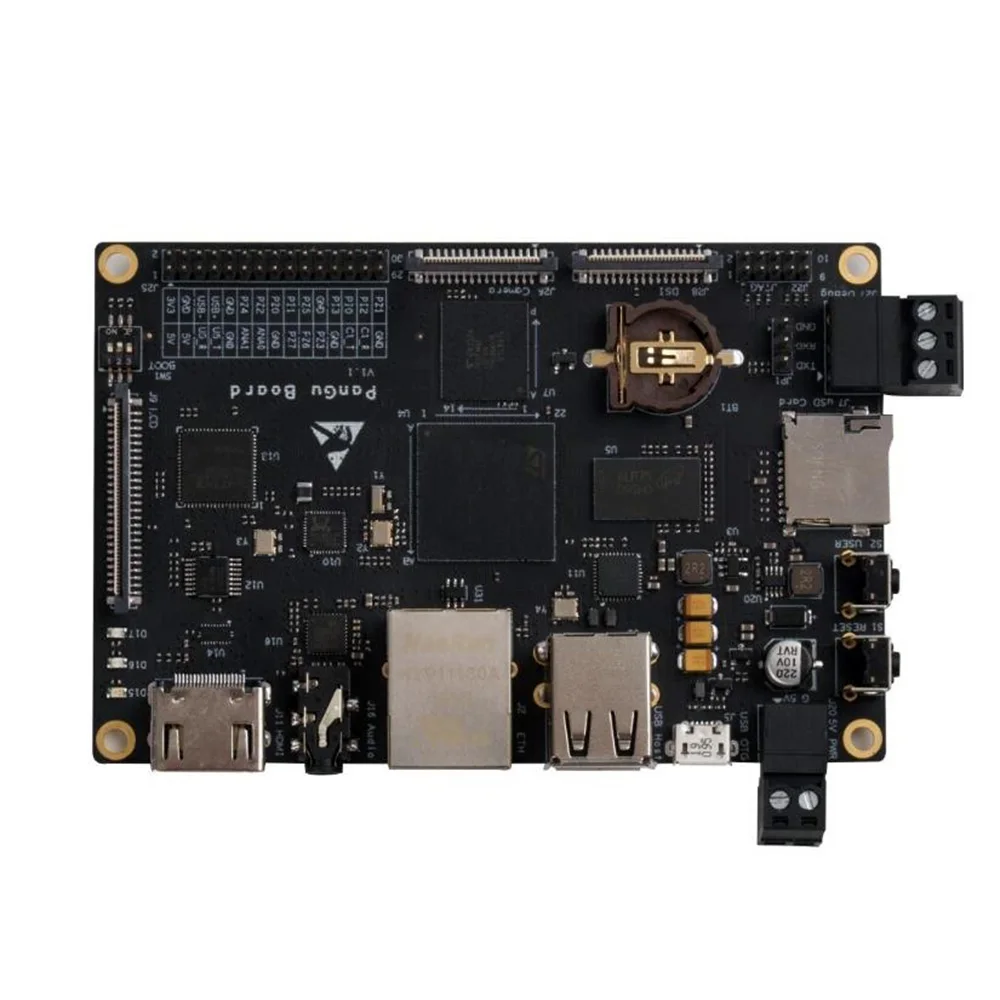 Плата Taidacent STM32MP157 ARM Linux SoC макетная плата STM32MP1 CortexA7 с HDMI/MIPI/RGB-ЖК-интерфейсом для