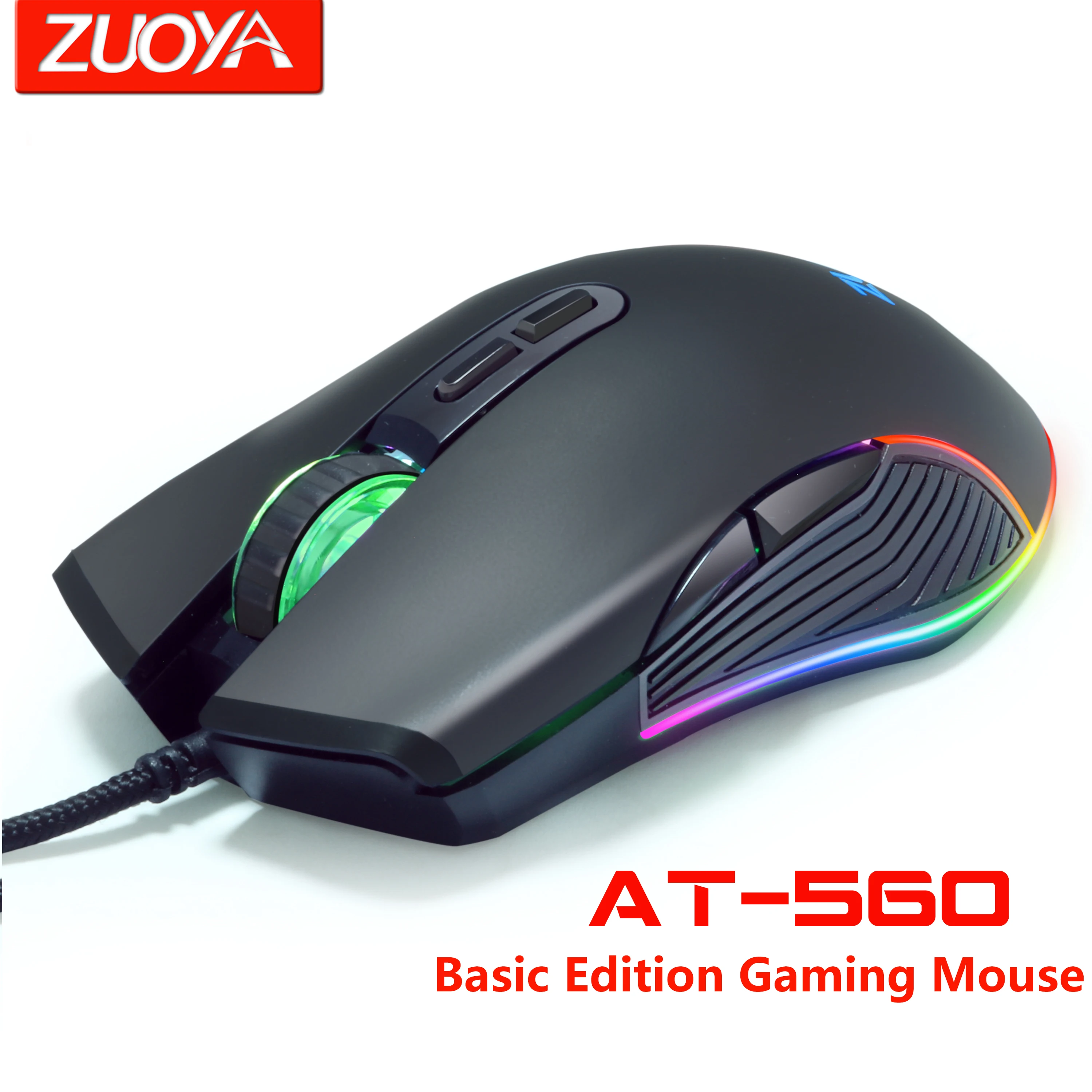 

ZUOYA Professional Gaming Mouse RGB Backlight Wired Mice Game Optical Sensor 3200/7200 DPI For FPS Gamer Laptop Computer