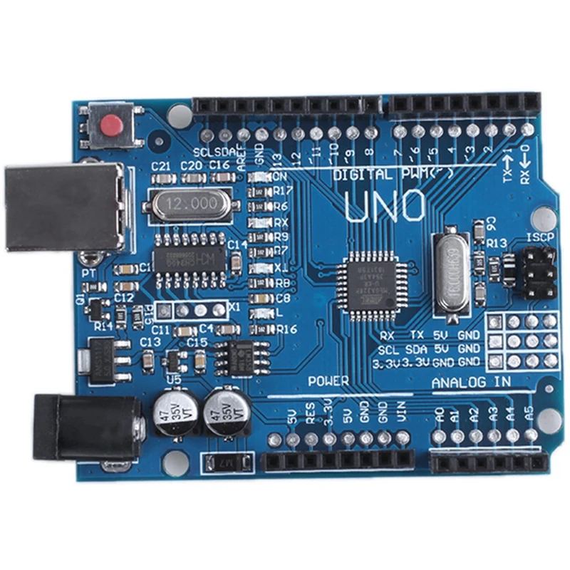 Горячая 3C-UNO R3 мини USB плата + кабель для Arduino ATmega328P CH340G Замена ATmega16U2 |
