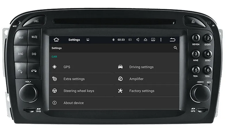 Автомобильный DVD плеер 6 2 дюйма Android 10 0 GPS навигация для mercedes Benz SL R230 SL500 2001 2007 радио