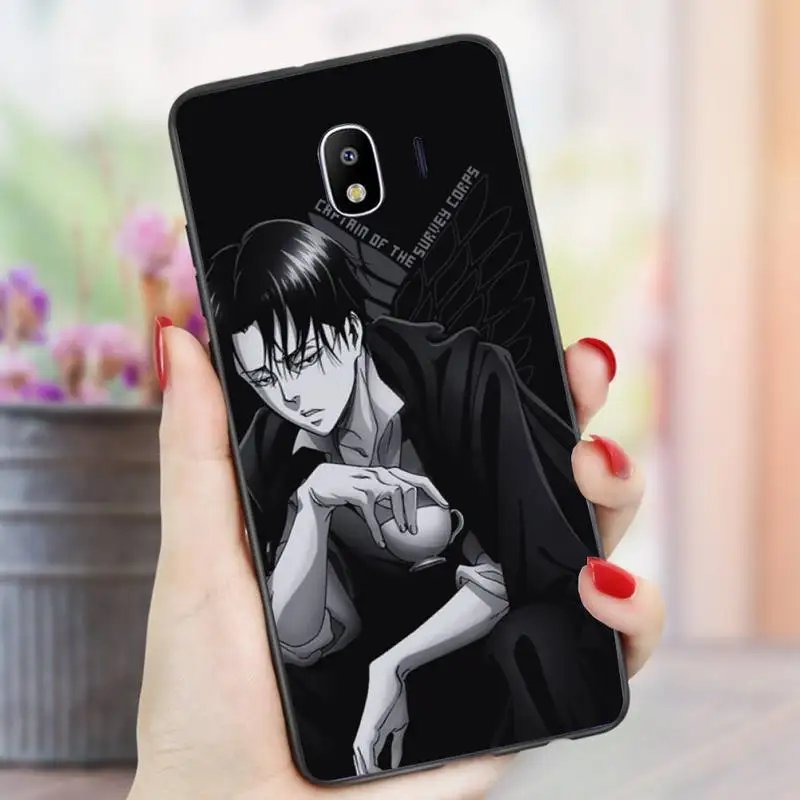 

Levi Ackerman Phone Case for huawei mate 10 20 lite 20X mate 30 40 pro Black Soft Case nax fundas cover
