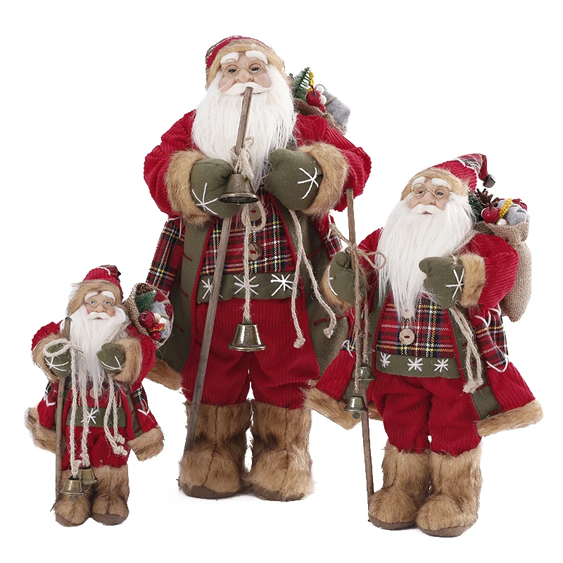 

Рождественские украшения куклы Санта Клауса, кукольные украшения, рюкзак Санта Клауса, рождественские Новогодние товары для дома, Navidad 2022