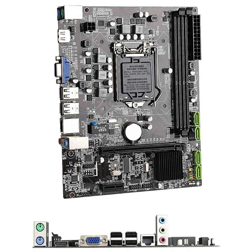 Computer Motherboards H55 Desktop 1156 Pin With Integrated Display DDR3 Memory High Speed Droshipping~ | Инструменты