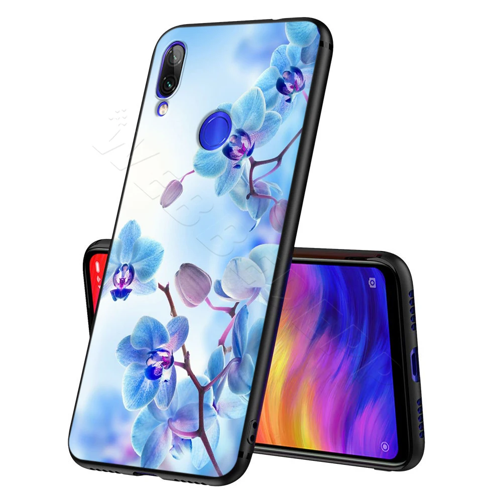 Цветной чехол с цветами орхидеи для Xiaomi Redmi 4A 4X 5 5A 6 6A 7 7A S2 Note Go K20 Pro Plus Prime 8T|Бамперы|