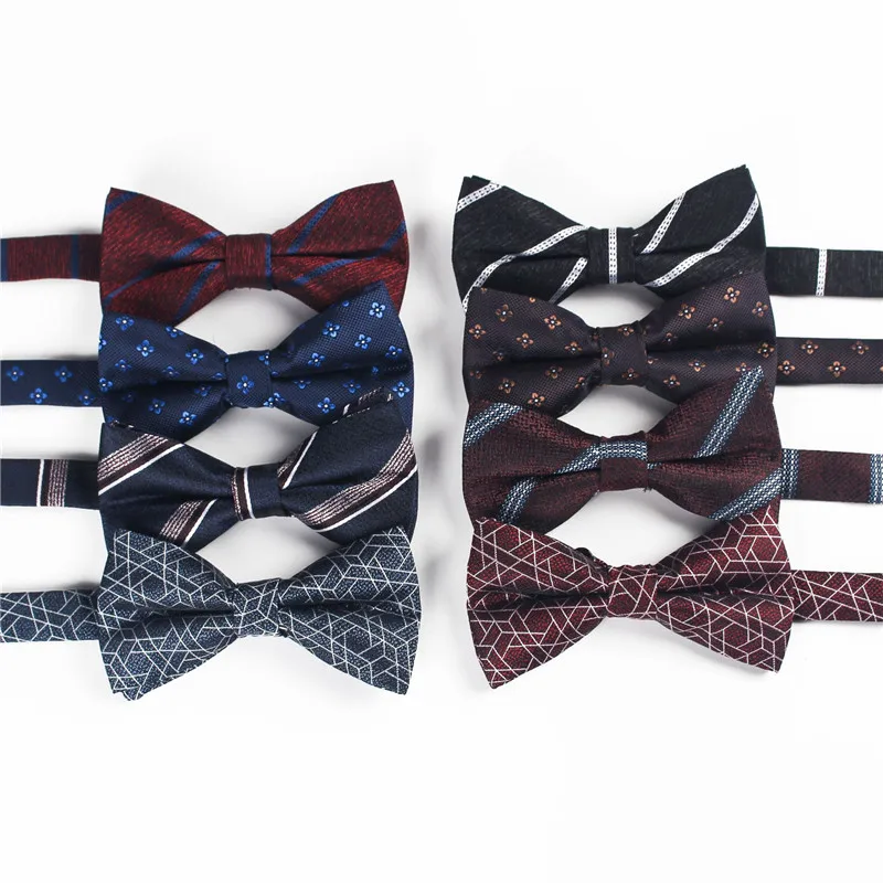 

10Pcs/Lot Black Pre-Tied Green Bowties Men Silk Bow Tie Man Brown Bow Ties Men's Wedding Bowtie Suit Accessories Wholesale B133