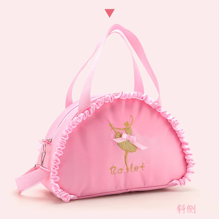 Детская сумка для балерины, водонепроницаемая, с золотой вышивкой ...